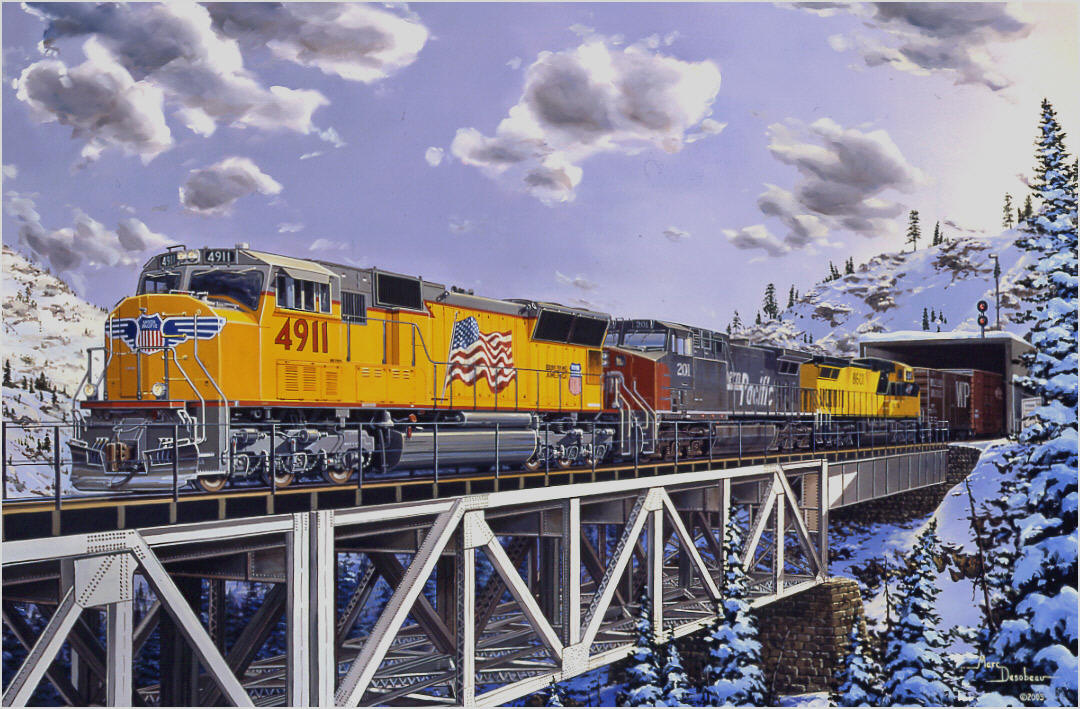 Reproductions for Sale — Railroad Art by Marc Desobeau, GRA - The